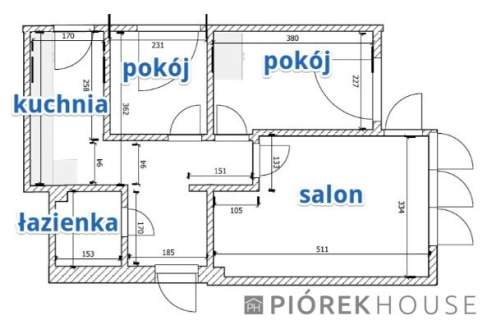 3-pokojowe mieszkanie na Woli