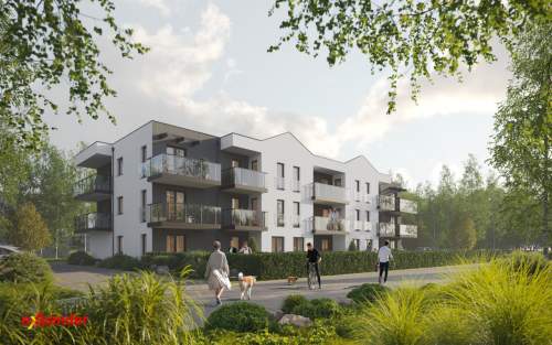 Nadmorski apartament z ogródkiem