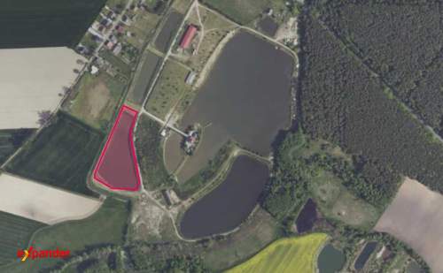 Działka ze stawem wydane Warunki Zabudowy 13310m2 Stroszki
