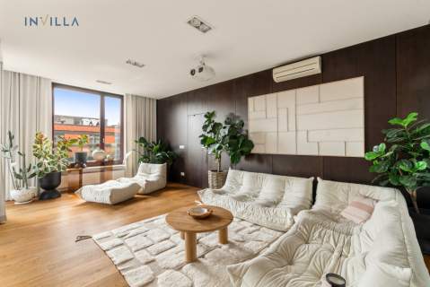 Penthouse z tarasem w sercu Powiśla