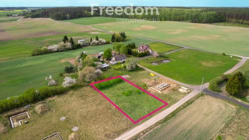 Atrakcyjna działka budowlana 1150m2 z MPZP