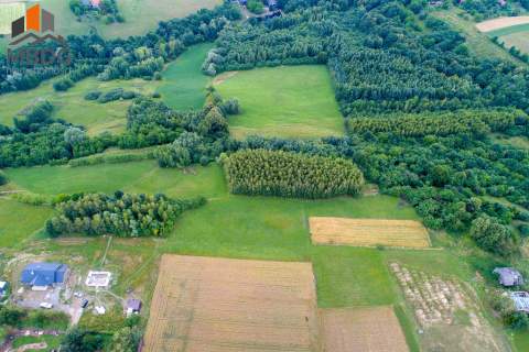 Zbydniów - widokowe, budowlane 82 ary, gm. Łapanów