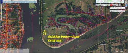 Działka budowlana 8205m2 nad Zalewem Zeg - Narwią