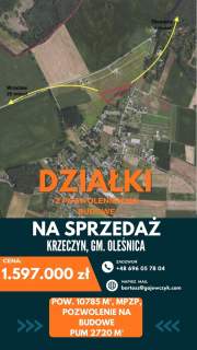 DZIAŁKA BUDOWLANA Z PnB-38 MIESZKAŃ
