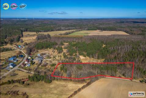 Działki z WZ 1,6 ha, Świetlino k. Lęborka, przy S6