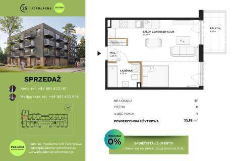 Nowe odbiór 2026 32,55 m balkon prowizja 0