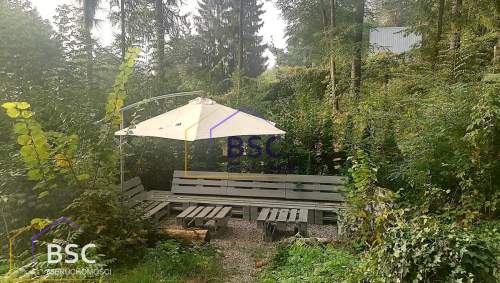 Bajkowy widok na jezioro w 1 linii brzegowej