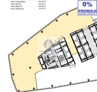 Wola lokal biurowy 515m2 do wynajęcia
