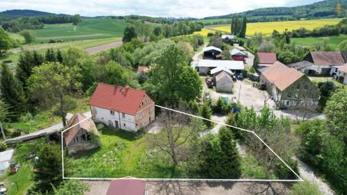 Dom na działce 10ar, góra Ślęża, przystanek, sklep