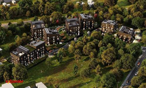 dwupoziomowy apartament w centrum miasta z 42 metrowym tarasem
