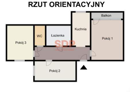 3 POKOJE NOWY DWÓR BALKON PARTER