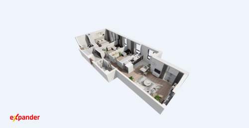 Przestronny apartament/4 pokoje/ dwa balkony/szybki obiór.