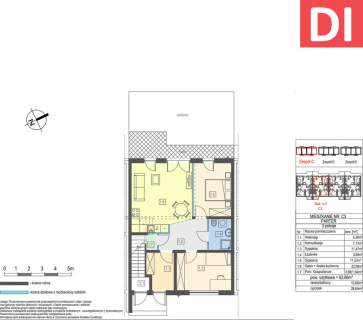 Apartament z ogródkiem 62,66 m2 ul. Sandomierska
