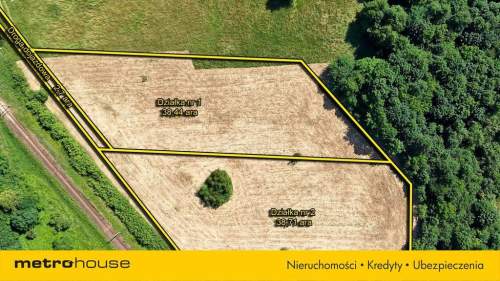 Działka inwestycyjna z widokiem na góry. 2x40arów