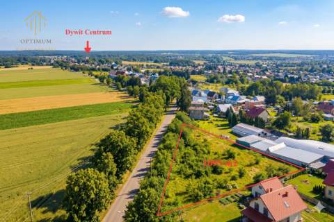 Dywity   działka budowlana 1095 m Blisko Centrum