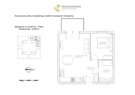 Mieszkanie 2 pokojowe deweloperskie
