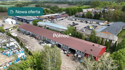 TEREN PRZEMYSŁOWY- 1440m2 pow. dzialka 50arow 
