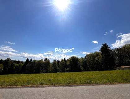 Pogwizdów widokowa działka 40arów z kawałkiem lasu