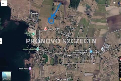 Lubczyna działka nad jeziorem sprzedaż