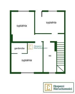 Szeregówka przy ul. Herbowej,120 m2, garaż w bryle