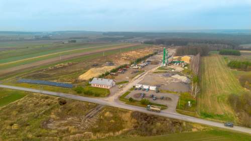 Wytwórnia Mas Bitumicznych, Baza ok. 11ha obok S19