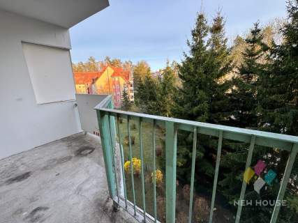 Przestronne, duży balkon, widok na zieleń