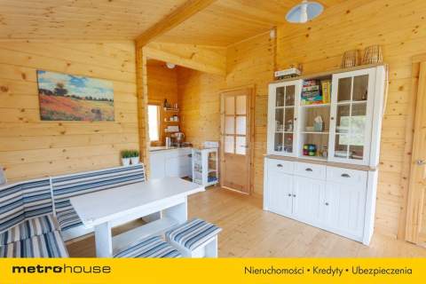 Nowy drewniany domek i 2000m2 działki budowlanej