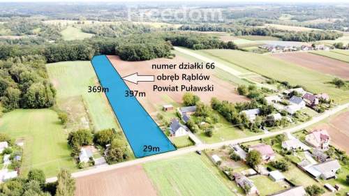Działka budowlana w Rąblowie, Gmina Wąwolnica