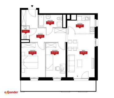 Nowe 3 pokoje 71mkw / Nowoczesna inwestycja/Balkon