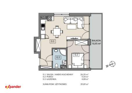 Promocja 2 pokoje duży balkon Naramowice