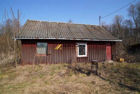 Działka z domkiem nad potokiem- gm. Wadowice Górne
