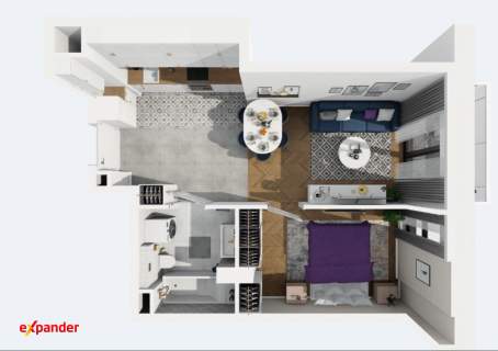 2 pokoje 41 m balkon idealne dla pary
