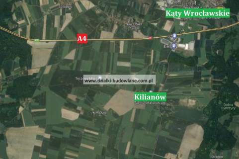 Działka Rolna Kilianów koło Kątów Wrocławskich