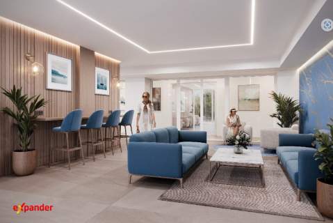 Przestronny apartament nad morzem