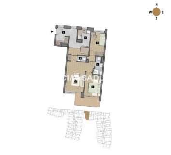 Dostępne mieszkania od 25m2 do 63m2. 