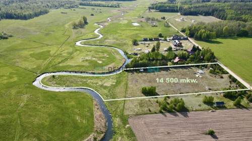 Dz. budowl. 1,5 ha z własną linią brzegową Supraśl