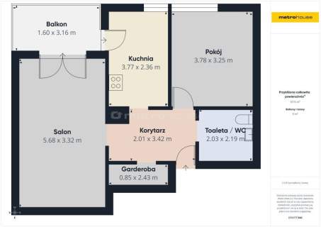 Mieszkanie z widokiem na las 53,9 m2