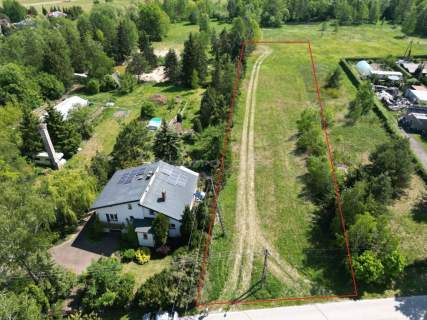 Działka budowlana 2541 m pod dom lub bliźniak