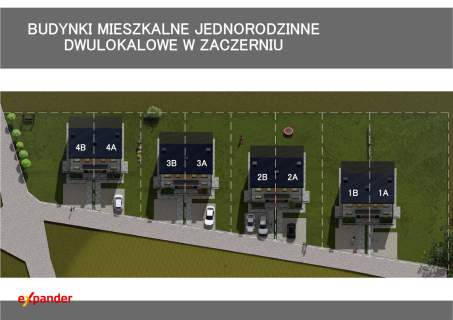 Bliźniaki Zaczernie, duże działki, rolety, klima,