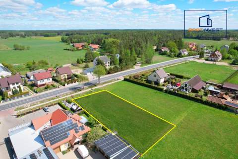 Działka budowlana 1256 m przy trasie mazurskiej - MPZP