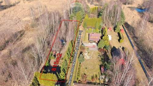 Działka rekreacyjna 815 m   Szyszki, blisko lasu