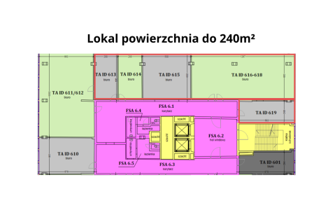 Lokal biurowy OPEN SPACE do wynajęcia Łódź do 240 m