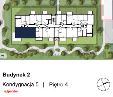 4-pokojowe mieszkanie 81,38 m DUŻY balkon 17,70 m 4. piętro