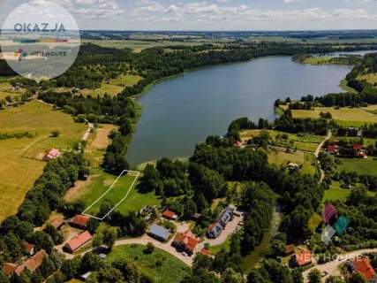 Działka budowlana z linią brzegową, Kiersztanowo