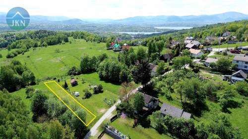 Działka budowlana na sprzedaż, 580 m2, Żywiec