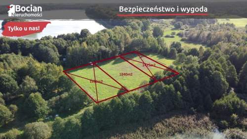 Słoneczne działki nad jeziorem Tuchomskim 