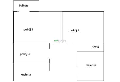 Komfortowe trzy pokoje znakomicie skomunikowane