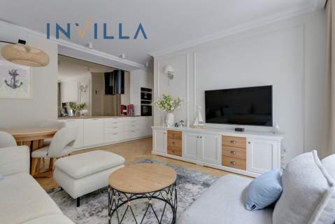 Luksusowy apartament z dużym tarasem 80 m od plaży
