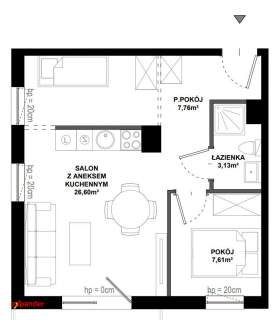 Apartament inwestycyjny 600 m od morza