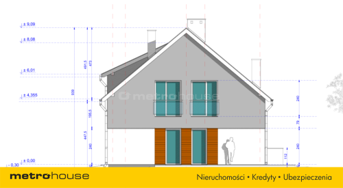 Bliźniak, 3 sypialnie, garaż, 900m2 działka